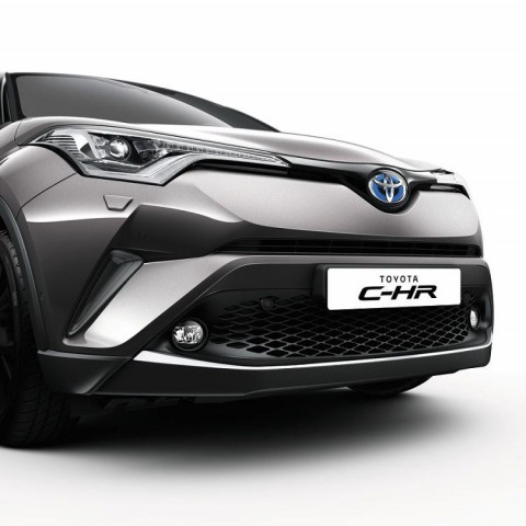 Хромований молдинг переднього бампера для Toyota C-HR