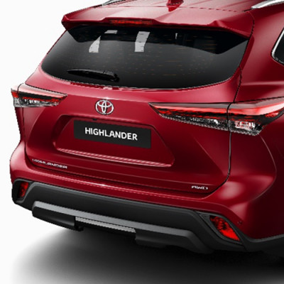 Накладка бампера під фаркоп Toyota із сенсором