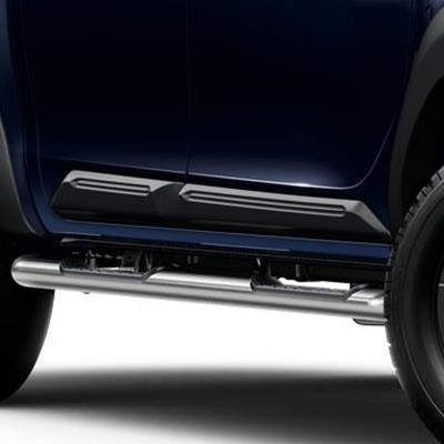 Молдинги дверей чорний для Hilux