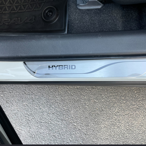 Накладки на поріжки алюмінієві HYBRID для Toyota Rav4